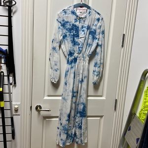 Tie dye blue dress size extra small brand blessed